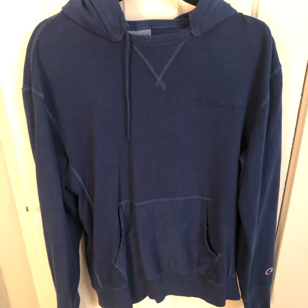 Blue champion hoodie